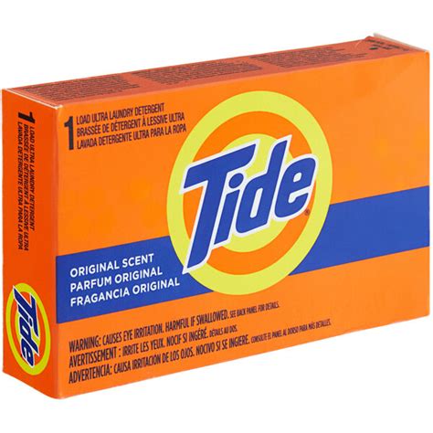 individual boxes of laundry detergent